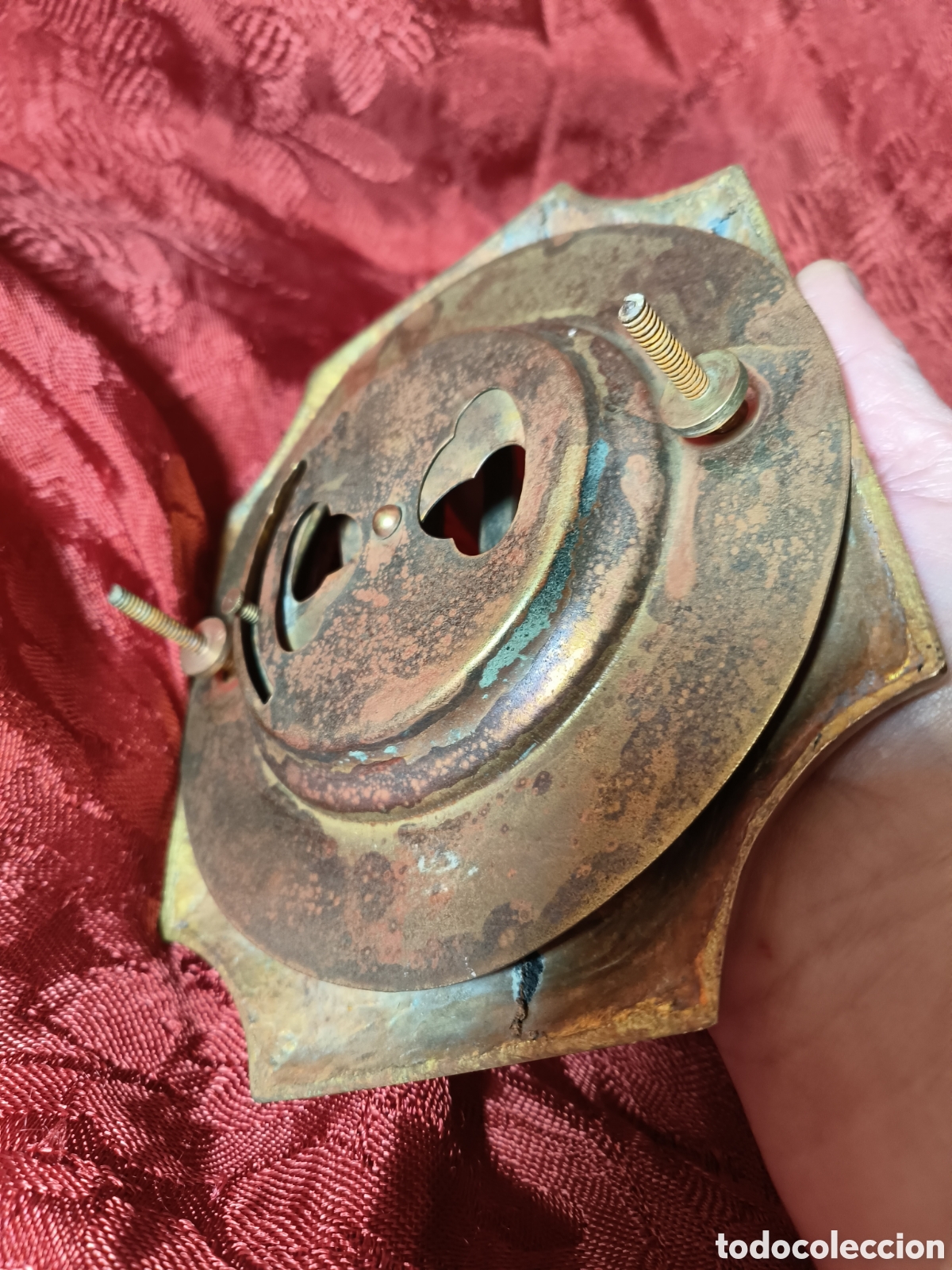 Antig&uuml;edades: Mirilla Modernista. Bronce. - Foto 4