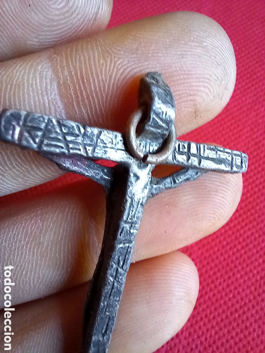 Antig&uuml;edades: COLGANTE CRUCIFIJO - Foto 2