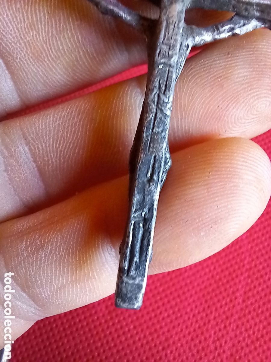 Antig&uuml;edades: COLGANTE CRUCIFIJO - Foto 3