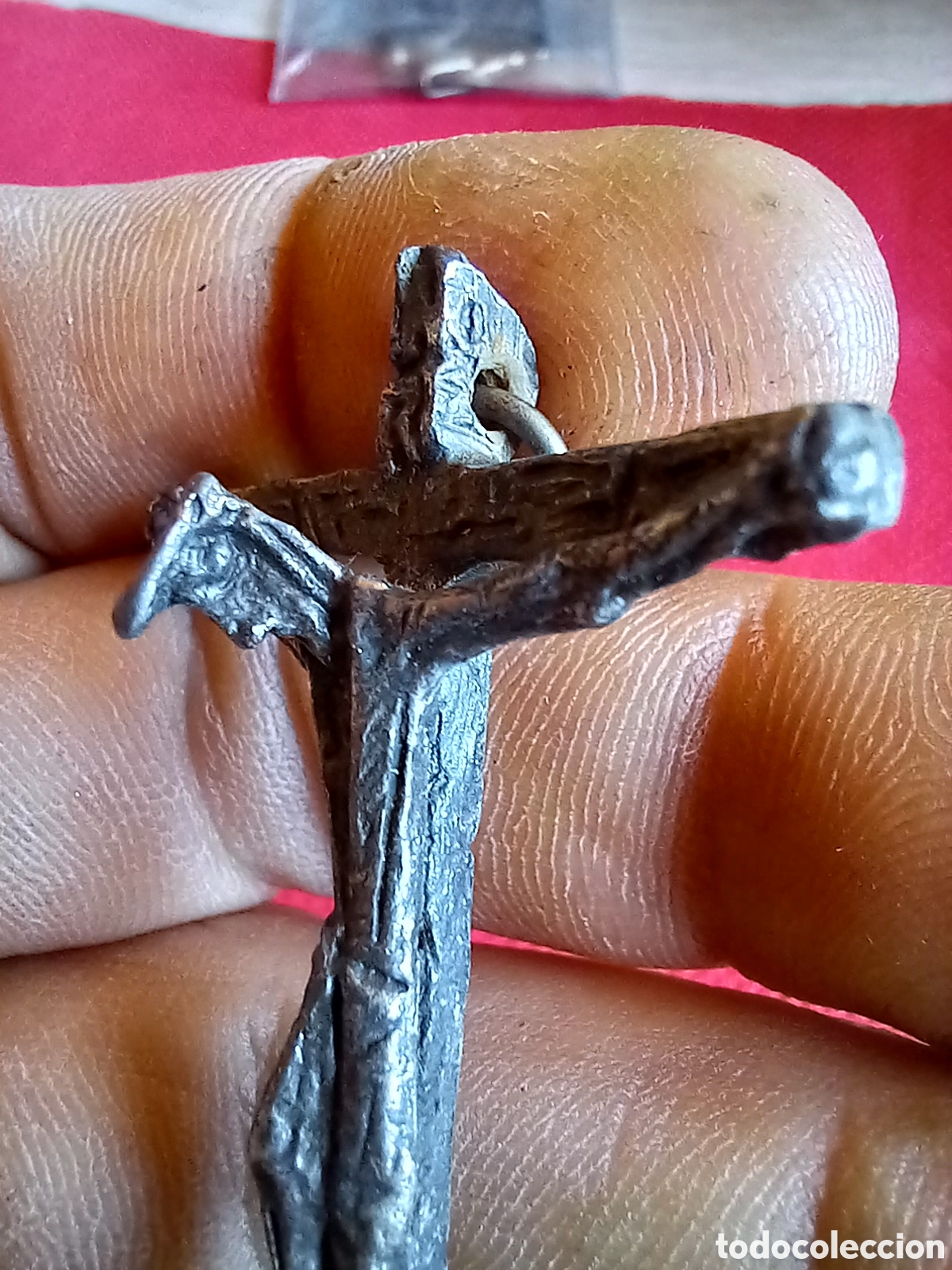 Antig&uuml;edades: COLGANTE CRUCIFIJO - Foto 4