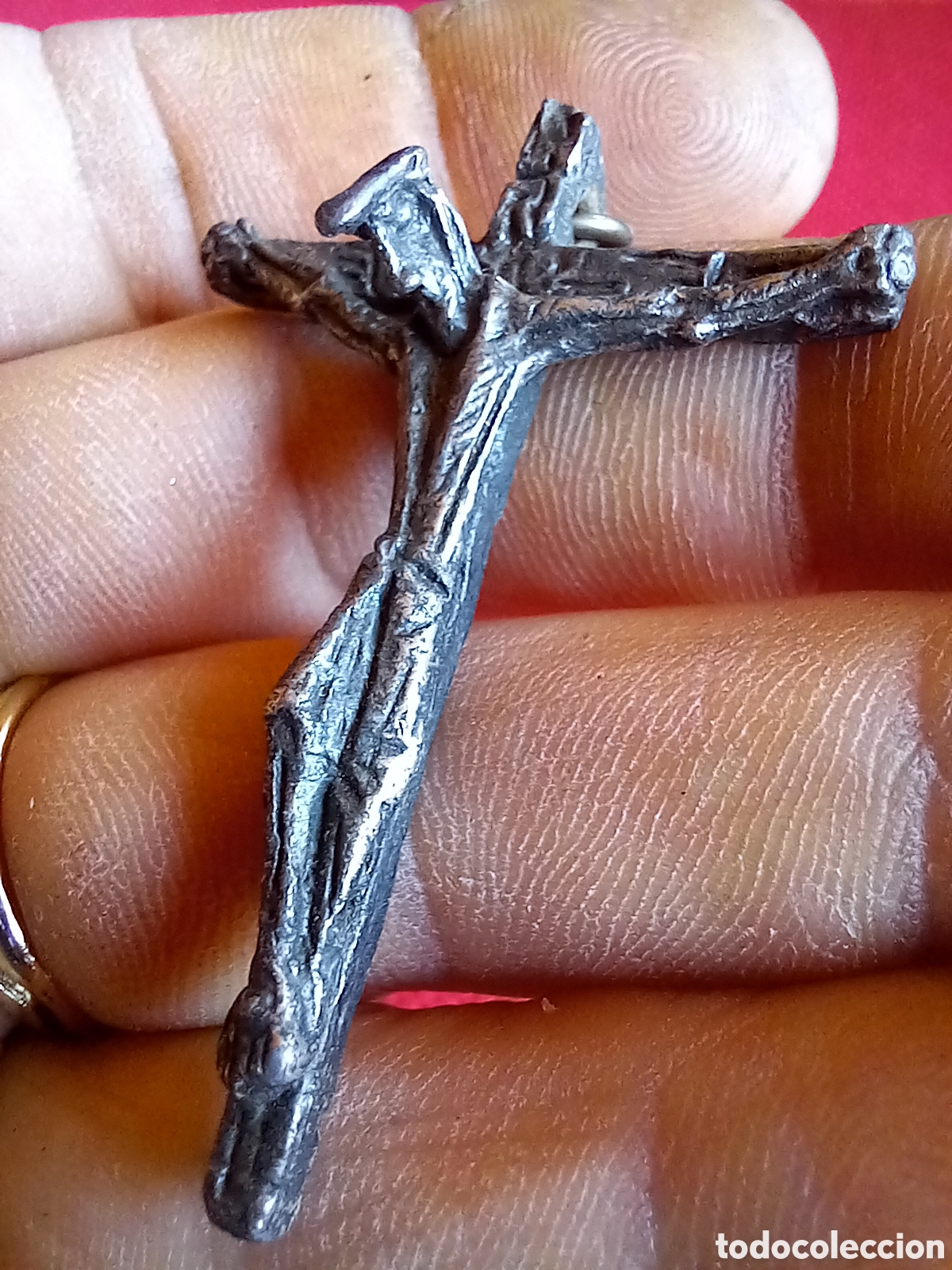 Antig&uuml;edades: COLGANTE CRUCIFIJO - Foto 7