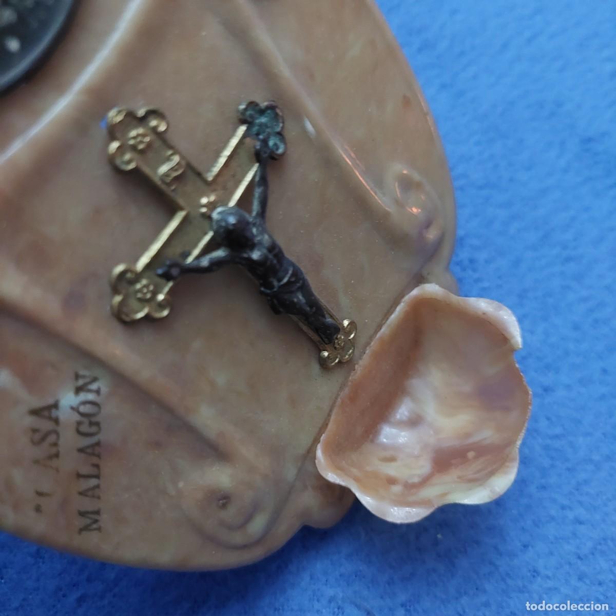 Antig&uuml;edades: Antigua Benditera de celuloide casa Malag&oacute;n - Foto 3