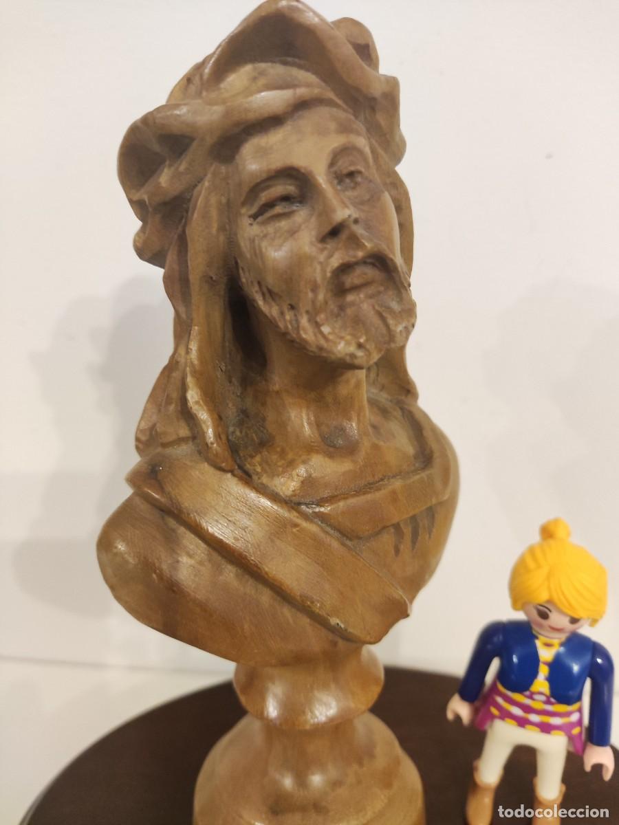 Antig&uuml;edades: TALLA MADERA CRISTO - Foto 1