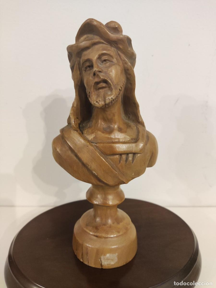 Antig&uuml;edades: TALLA MADERA CRISTO - Foto 3