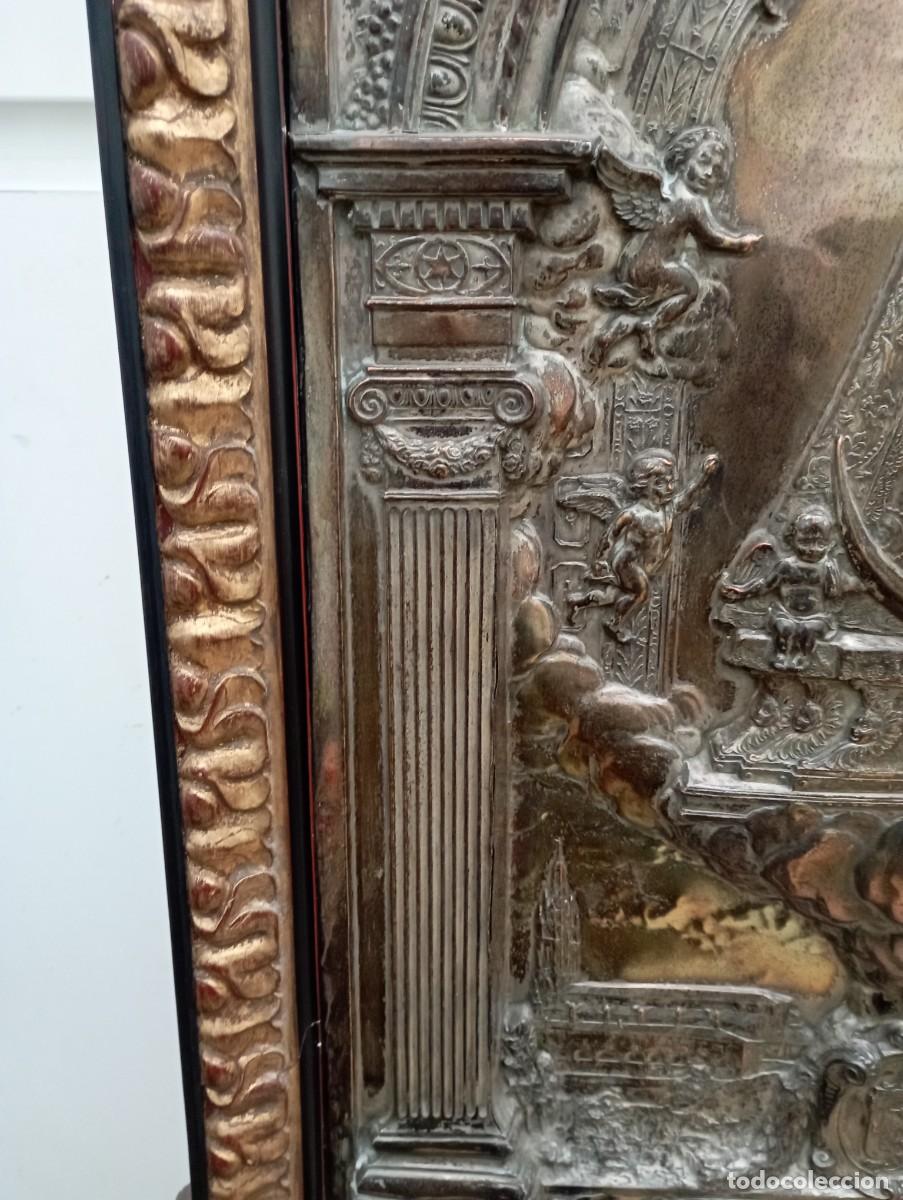 Antig&uuml;edades: Virgen de Bego&ntilde;a con marco dorado. - Foto 3