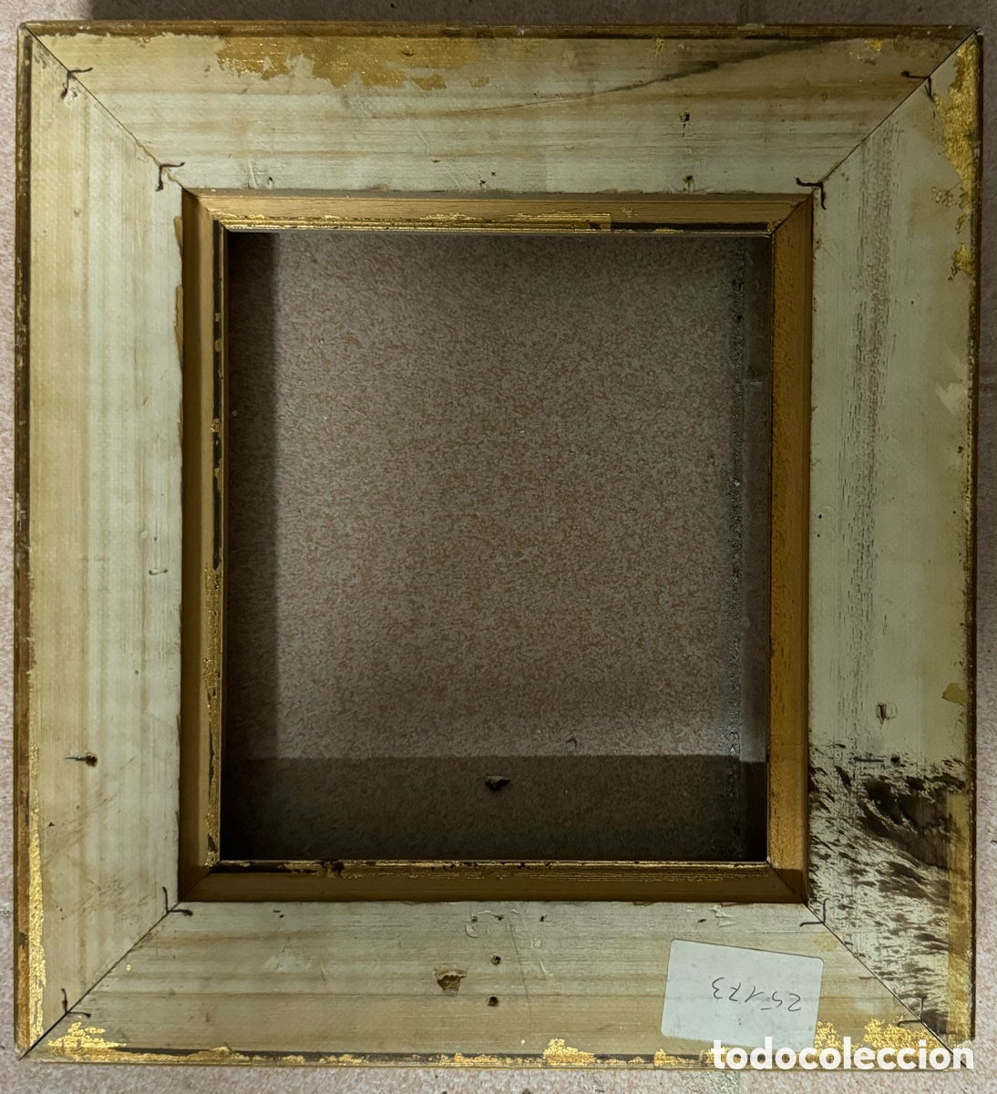 Antig&uuml;edades: Marco dorado del siglo XIX - Foto 6