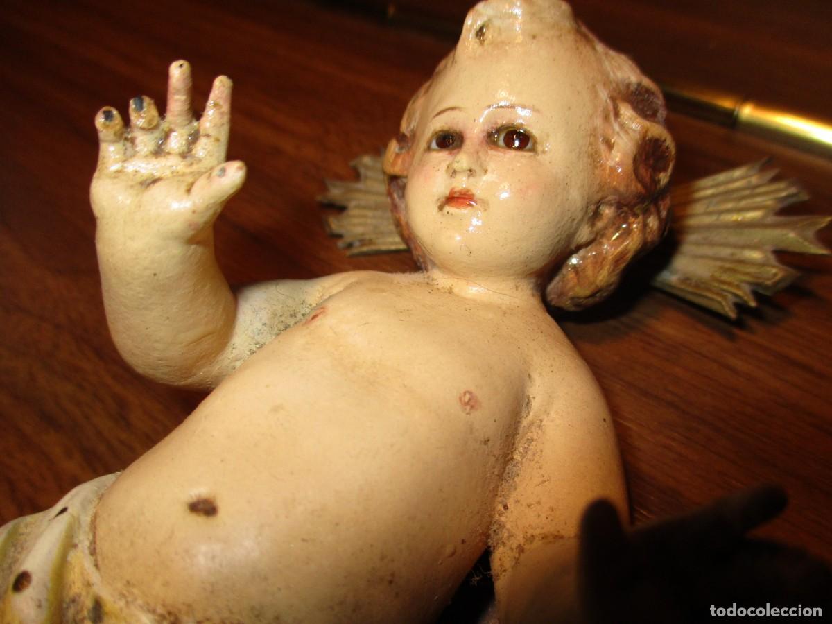 Antig&uuml;edades: ni&ntilde;o Jes&uacute;s de cuna de Olot - Foto 5