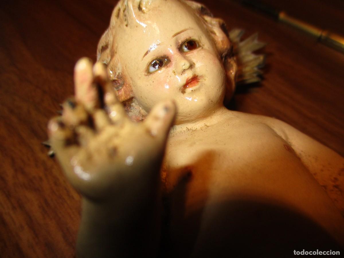 Antig&uuml;edades: ni&ntilde;o Jes&uacute;s de cuna de Olot - Foto 6