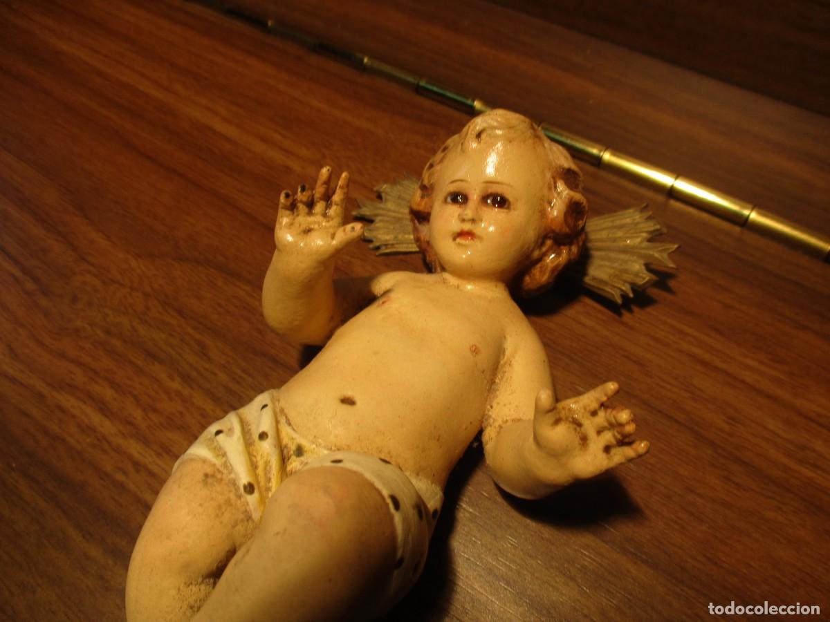 Antig&uuml;edades: ni&ntilde;o Jes&uacute;s de cuna de Olot - Foto 7