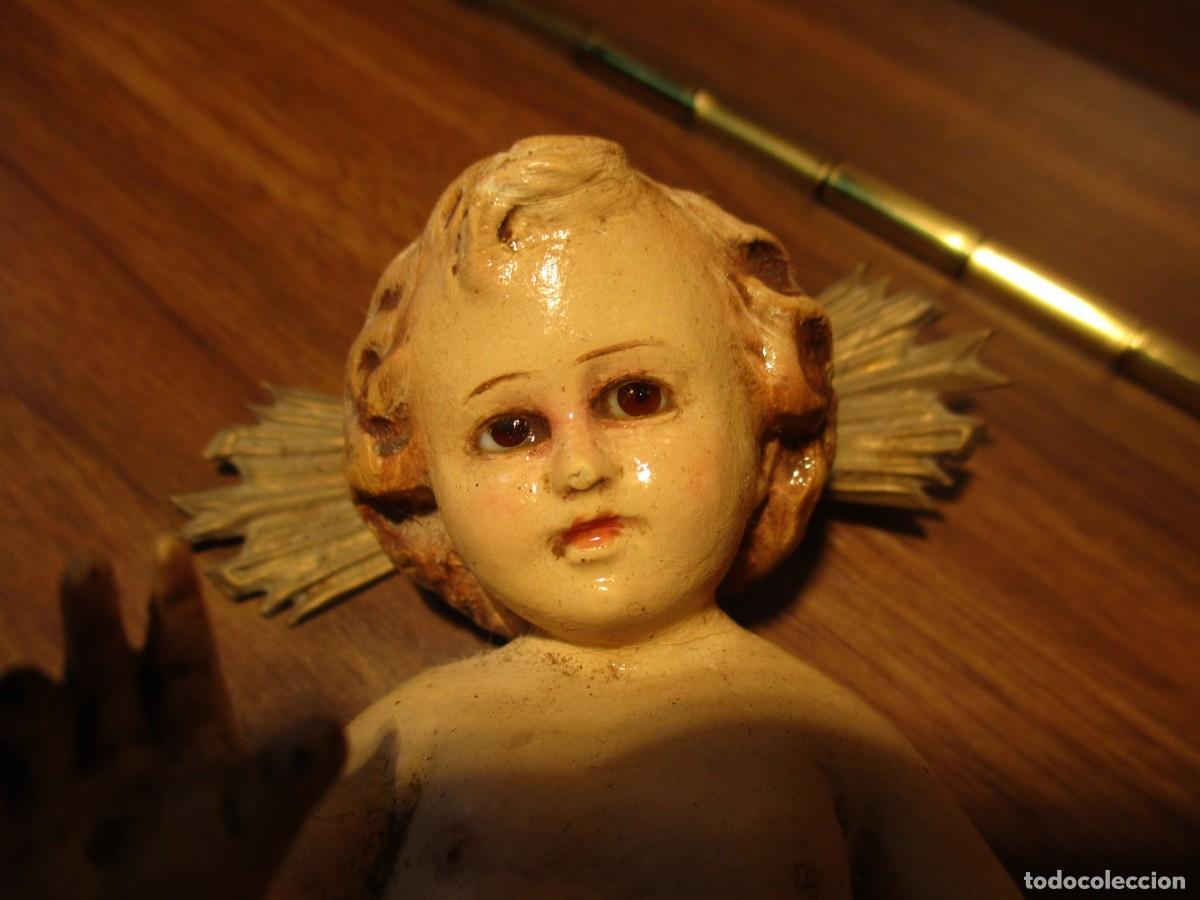 Antig&uuml;edades: ni&ntilde;o Jes&uacute;s de cuna de Olot - Foto 9
