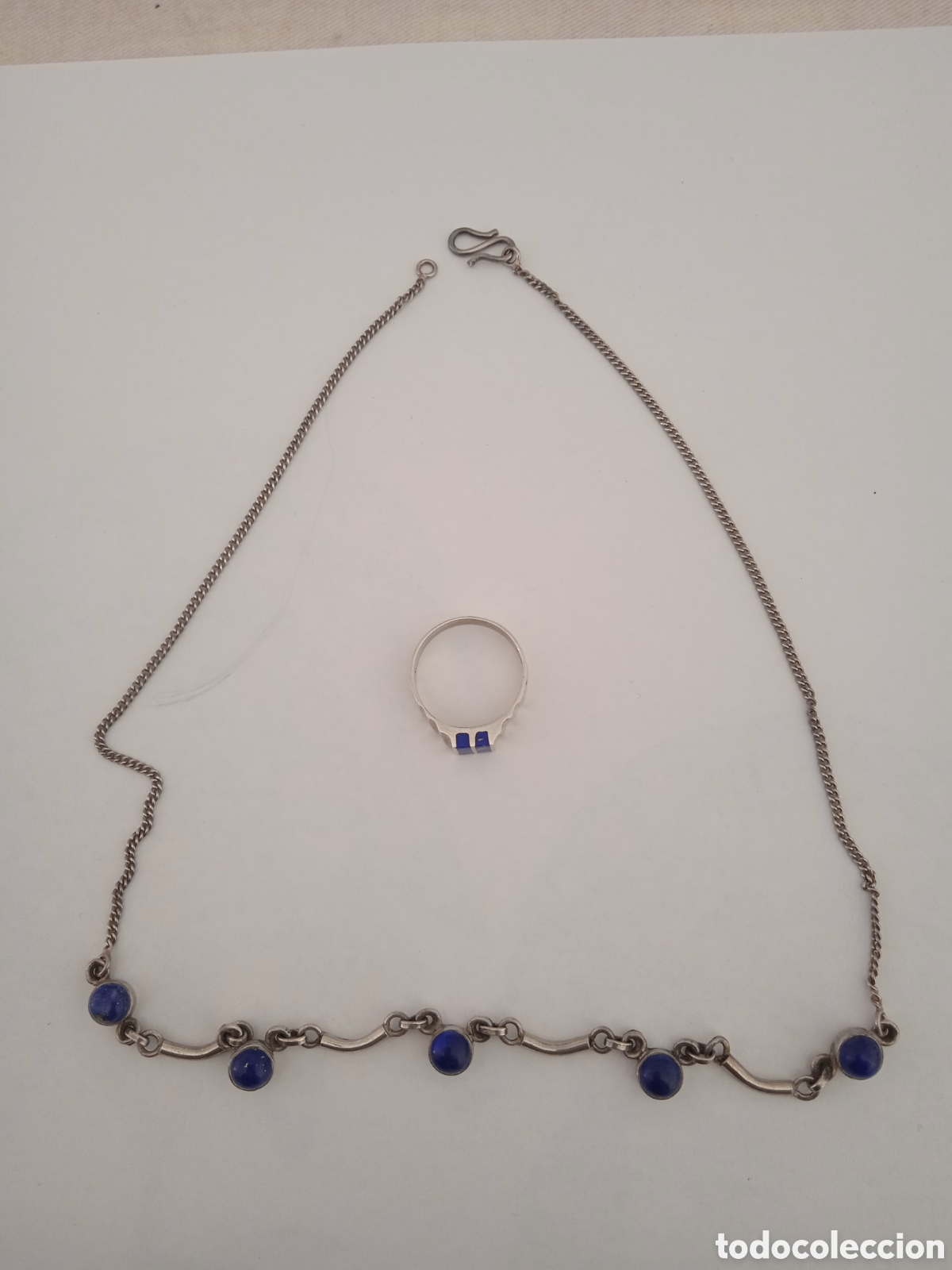 Antig&uuml;edades: Colgate y anillo de l&aacute;piz lazuli - Foto 2