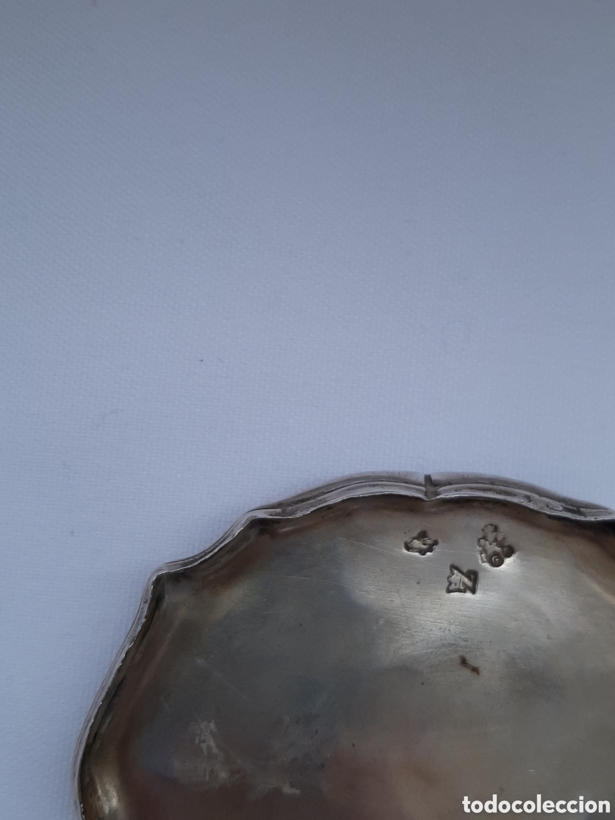 Antig&uuml;edades: Caja de plata francesa, punzonada, con inicial - Foto 7