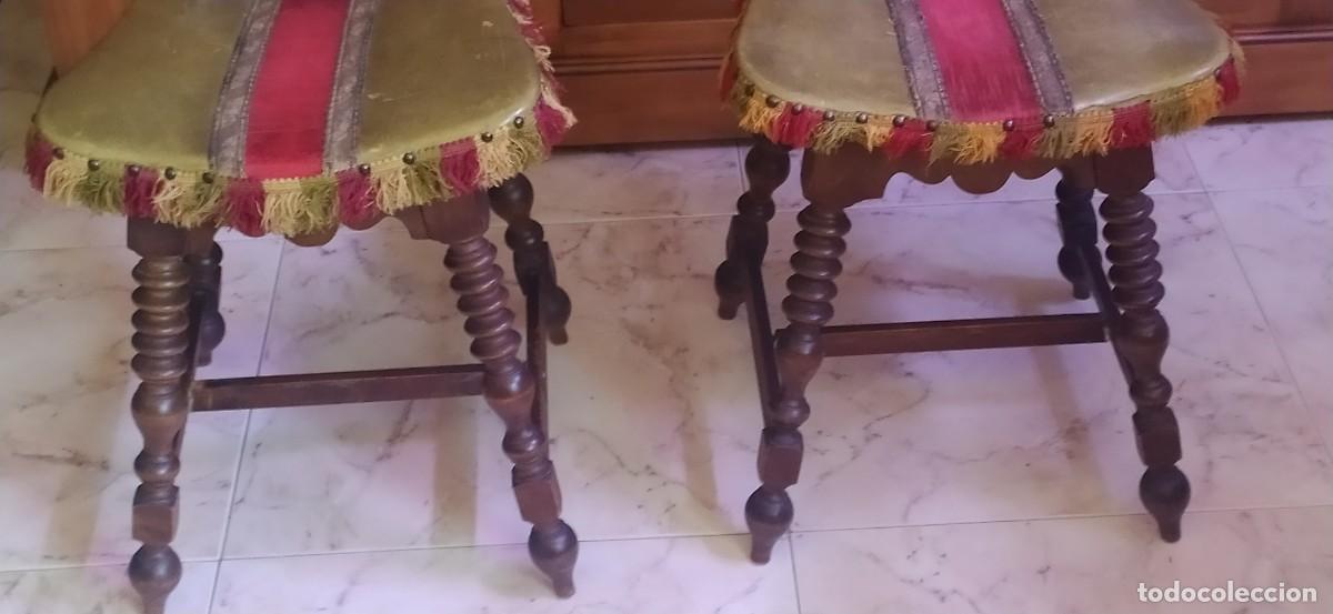 Antig&uuml;edades: Dos preciosas sillas castellanas. - Foto 3