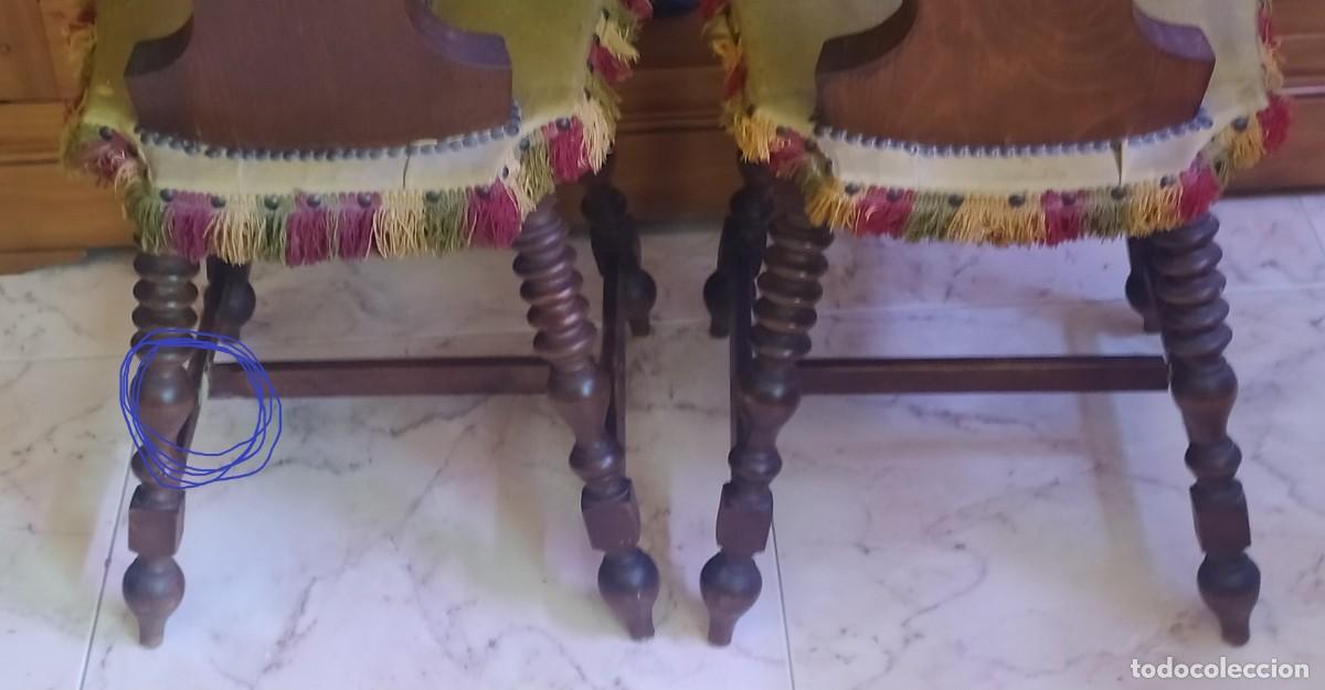 Antig&uuml;edades: Dos preciosas sillas castellanas. - Foto 4