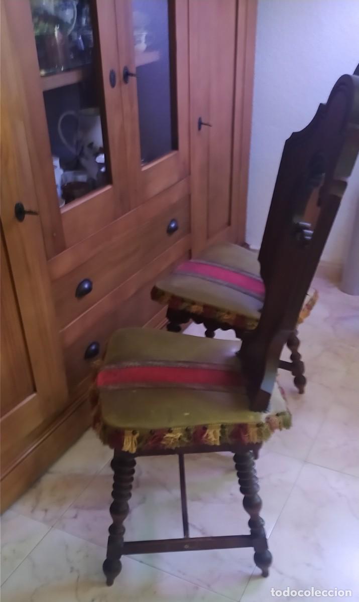 Antig&uuml;edades: Dos preciosas sillas castellanas. - Foto 6