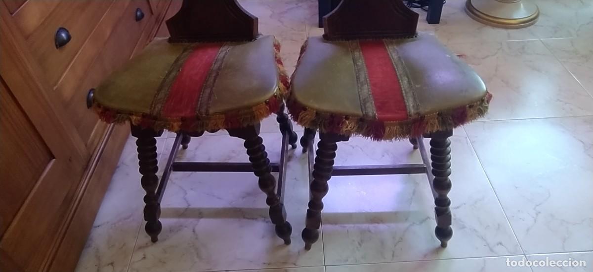 Antig&uuml;edades: Dos preciosas sillas castellanas. - Foto 10