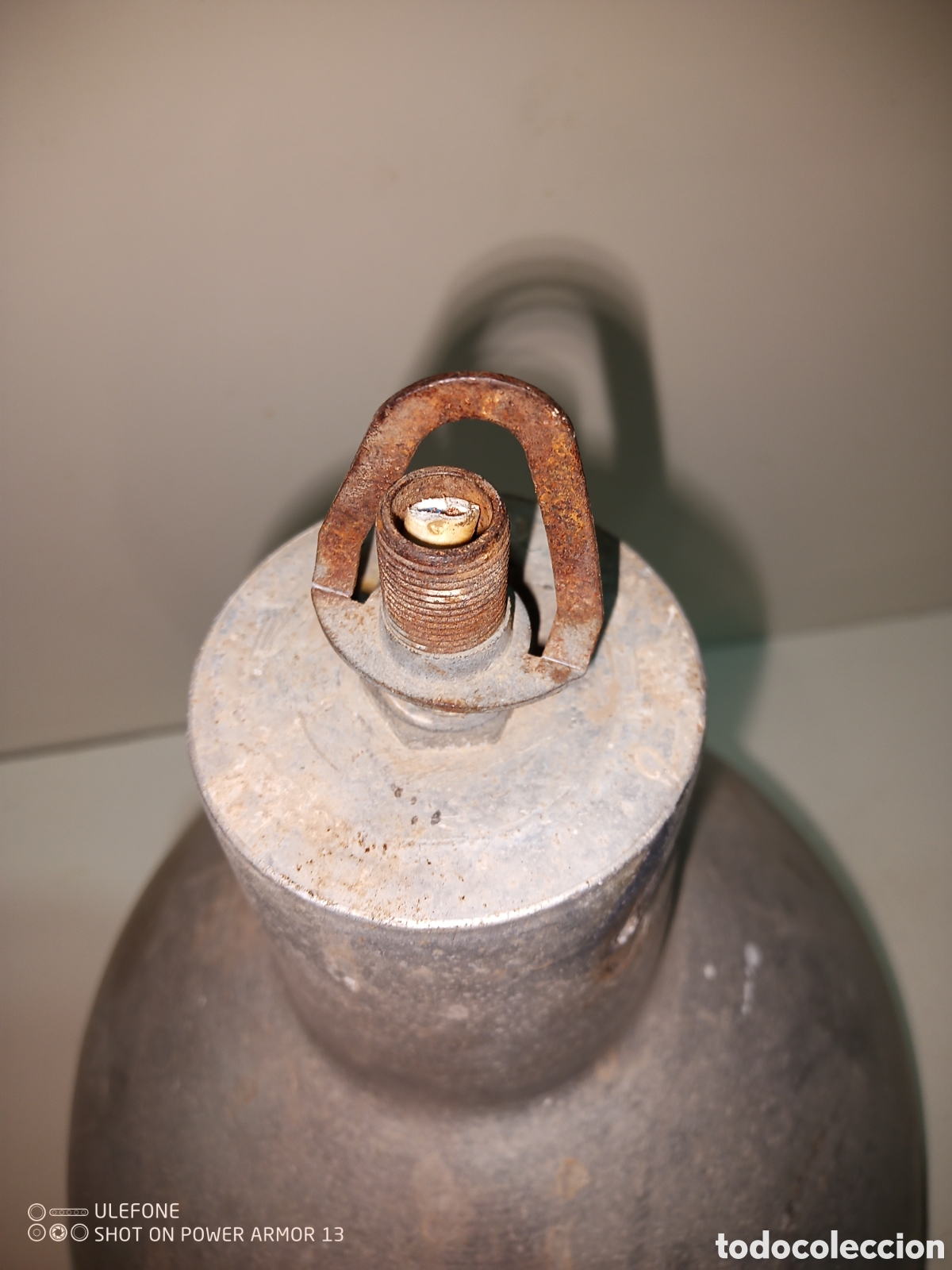 Antig&uuml;edades: Foco industrial aluminio - Foto 4