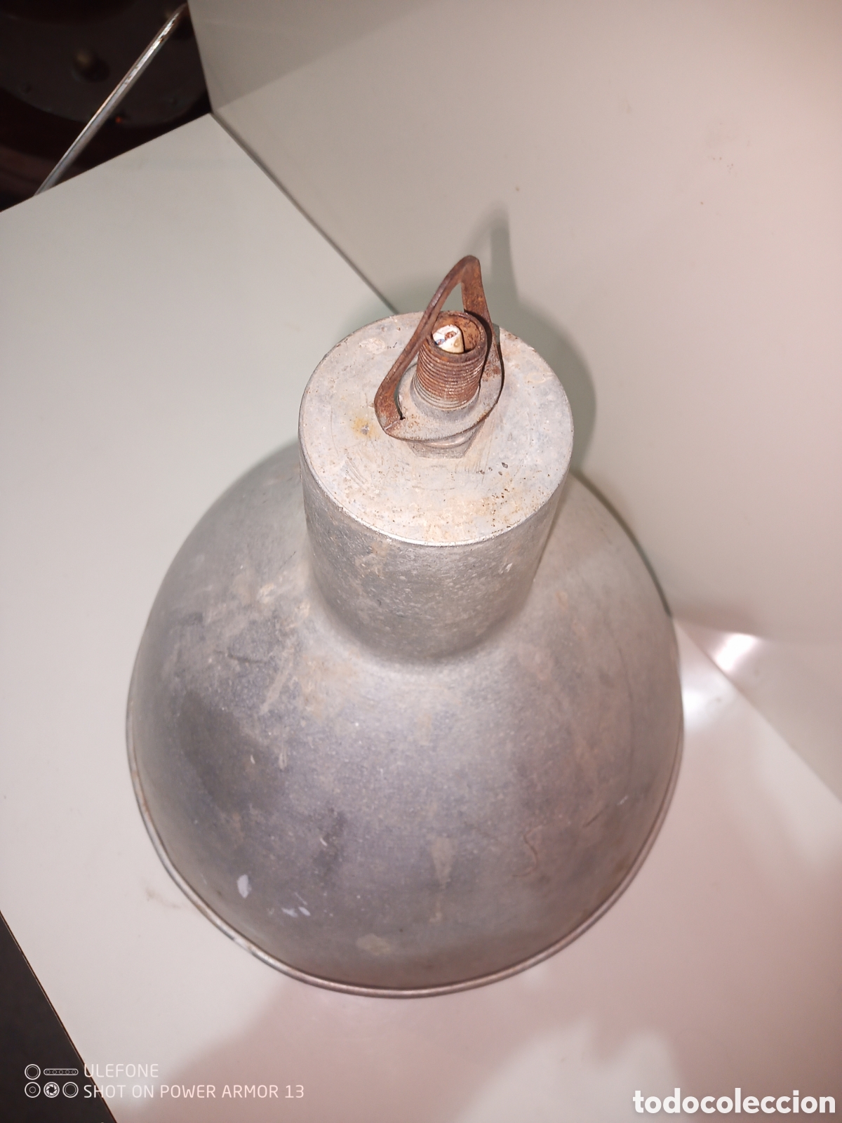 Antig&uuml;edades: Foco industrial aluminio - Foto 5