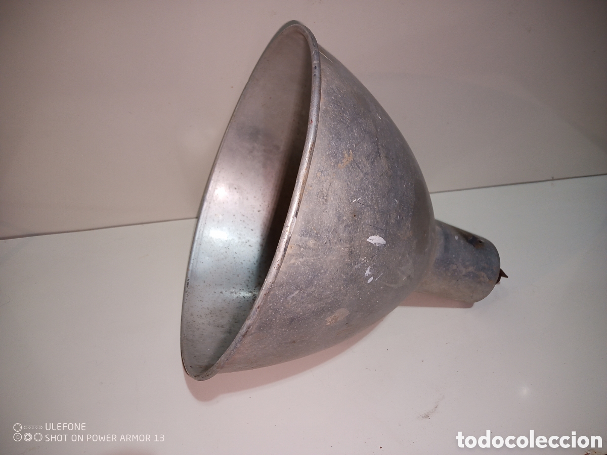 Antig&uuml;edades: Foco industrial aluminio - Foto 2