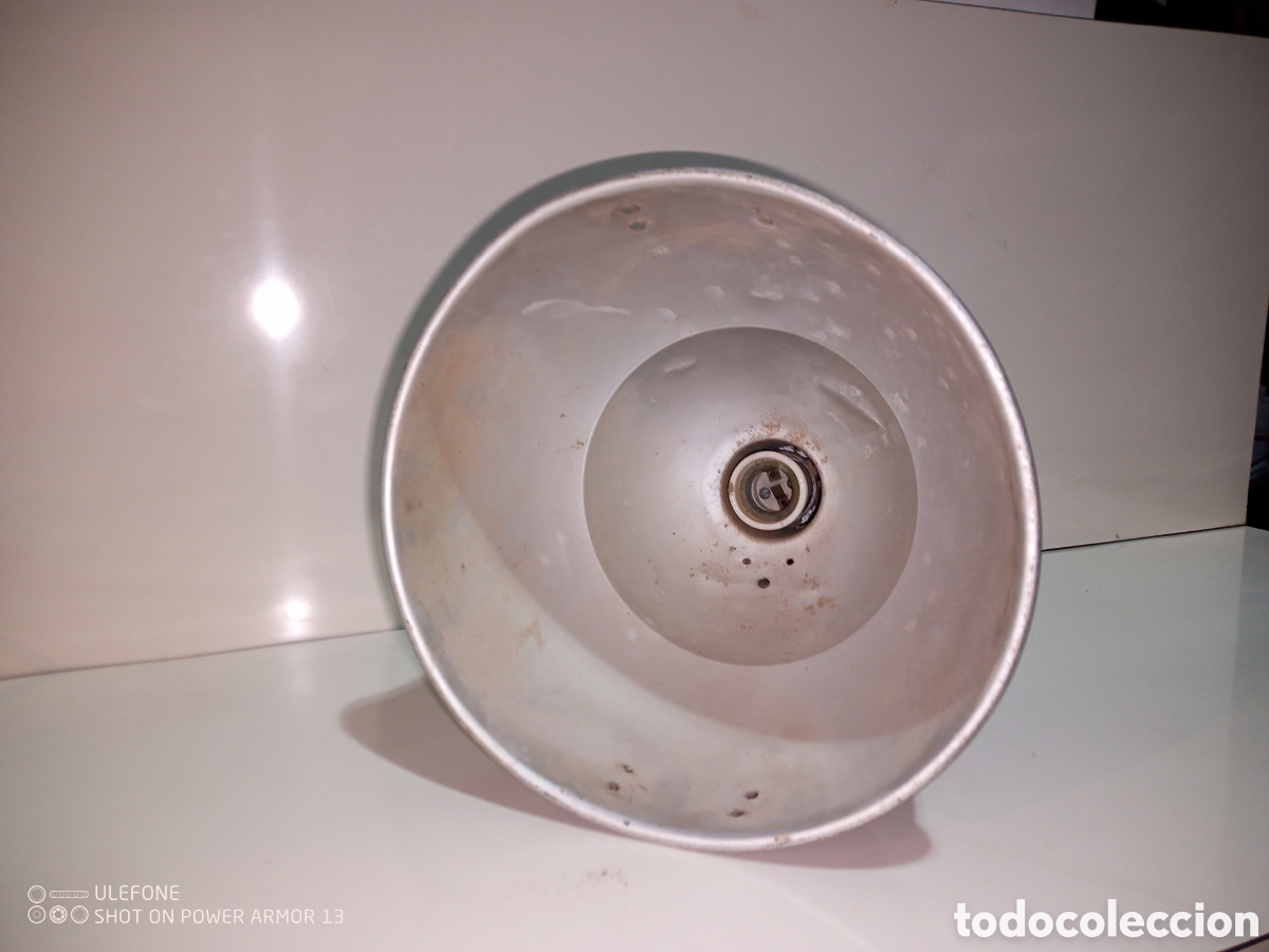 Antig&uuml;edades: Foco industrial aluminio - Foto 4