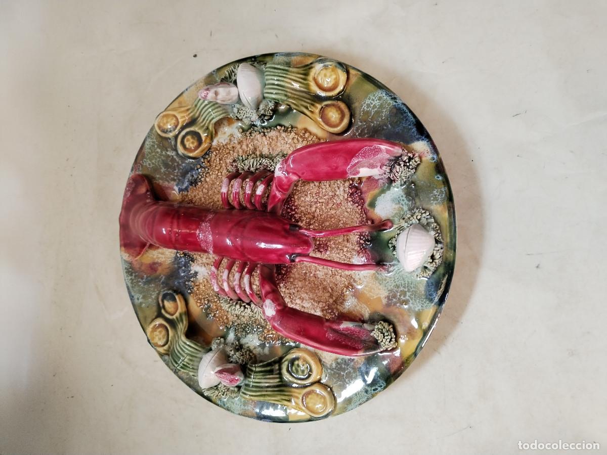 Antig&uuml;edades: plato langosta de caldas de rainha - Foto 2