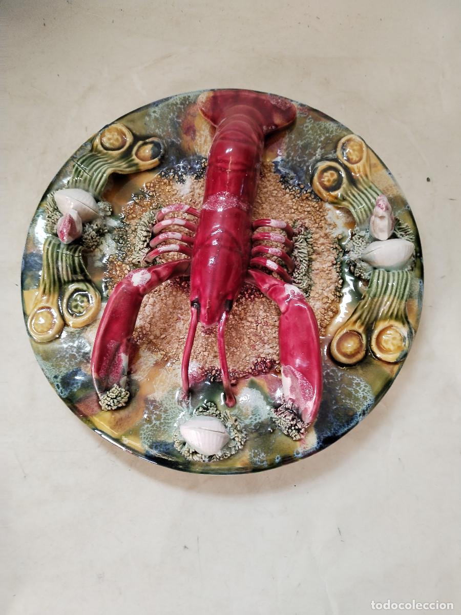 Antig&uuml;edades: plato langosta de caldas de rainha - Foto 4