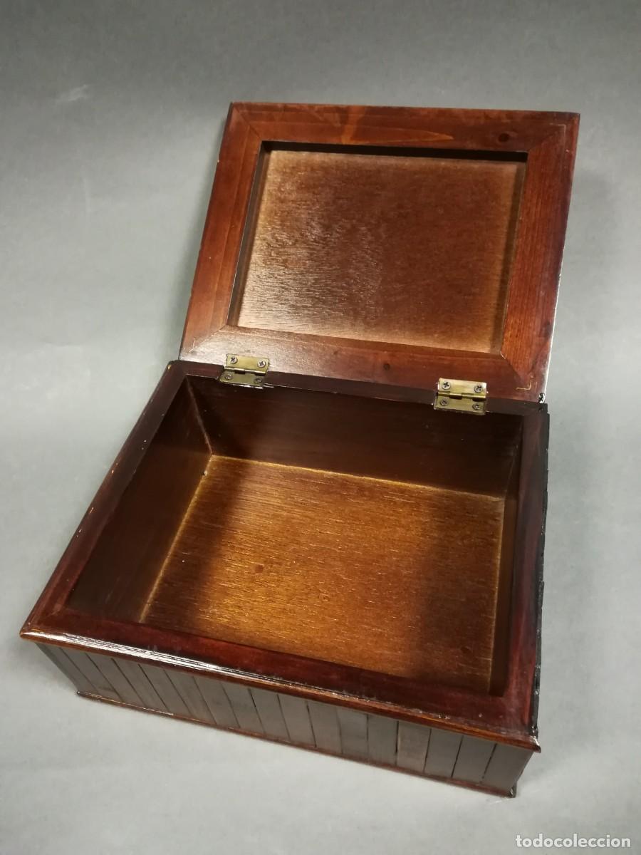 Antig&uuml;edades: LOTE DE 3 CAJAS MADERA Y CA&Ntilde;A - Foto 10