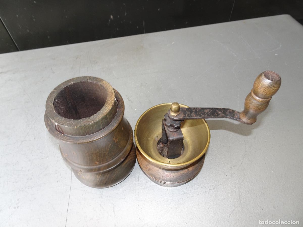 Antig&uuml;edades: Molinillo para moler cafe redondo - Foto 7