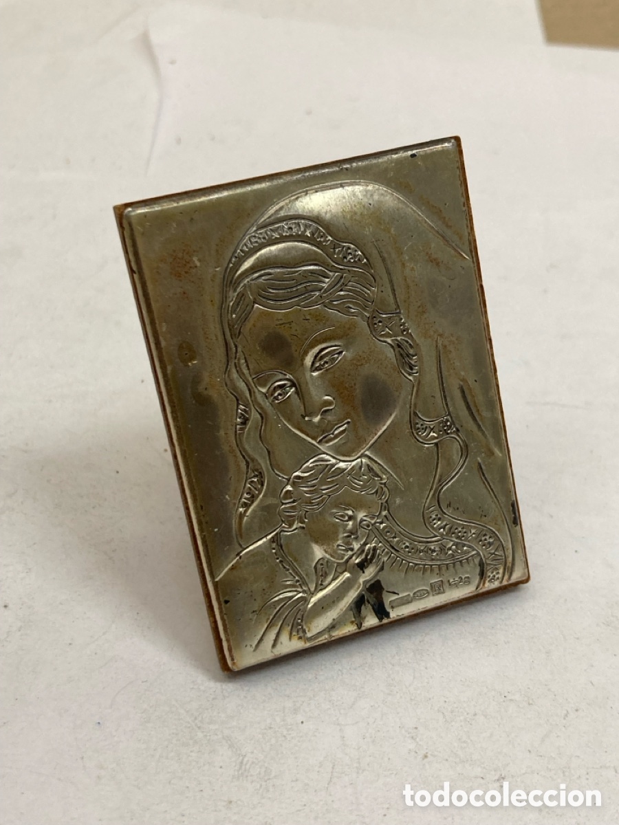 Antig&uuml;edades: Estampado plata religiosa - Foto 1