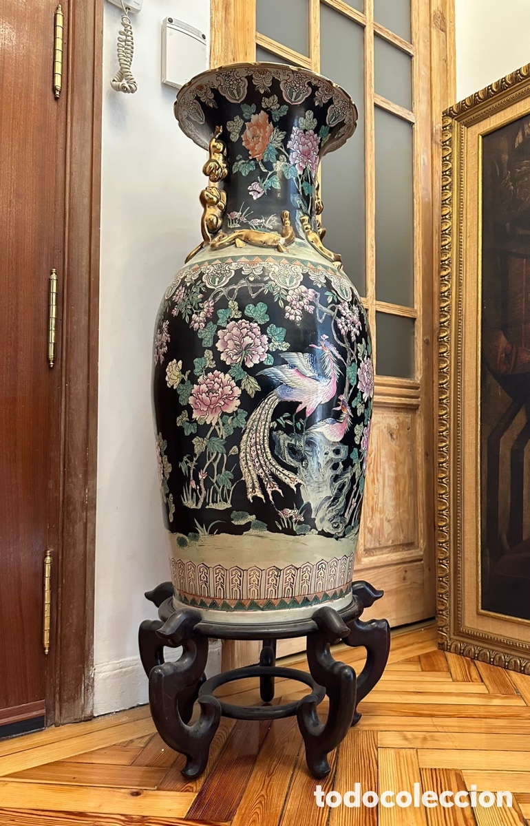 Antig&uuml;edades: Jarron chino de gran tama&ntilde;o - Foto 7