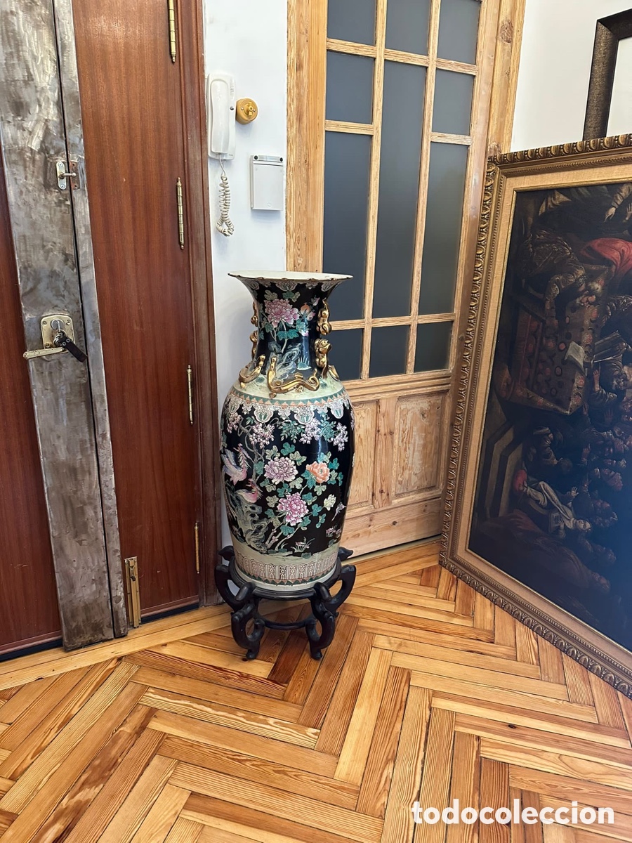 Antig&uuml;edades: Jarron chino de gran tama&ntilde;o - Foto 1