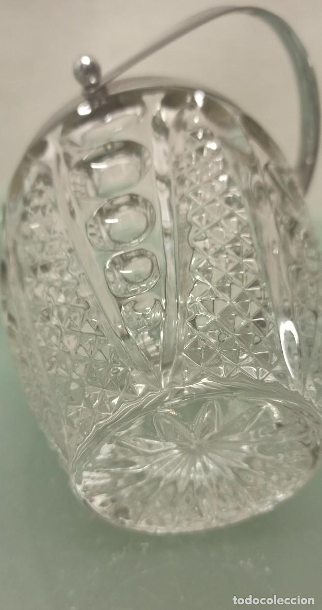 Antig&uuml;edades: Cubitera Cristal tallado. - Foto 2