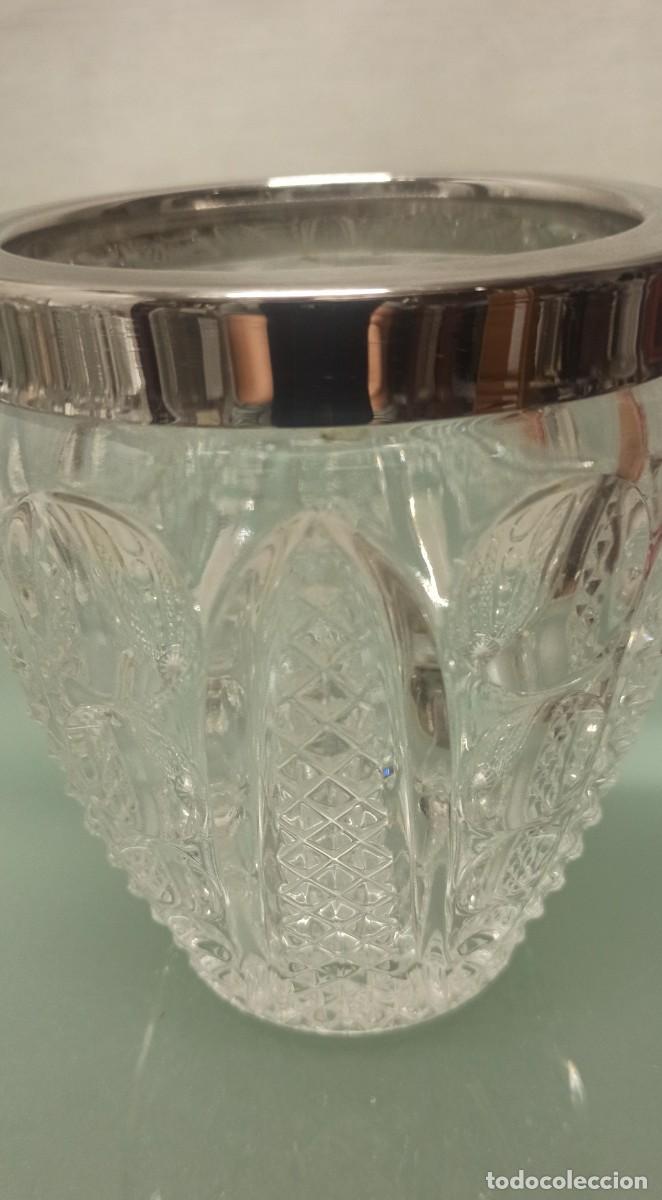 Antig&uuml;edades: Cubitera Cristal tallado. - Foto 4