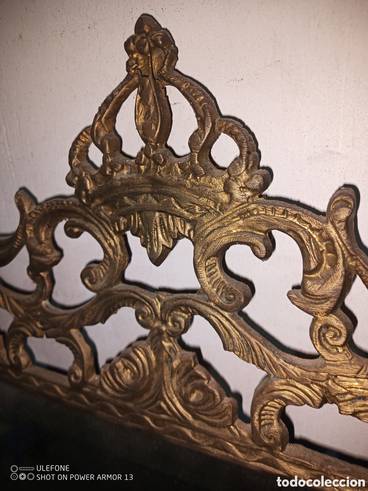 Antig&uuml;edades: Antiguo espejo bronce - Foto 3