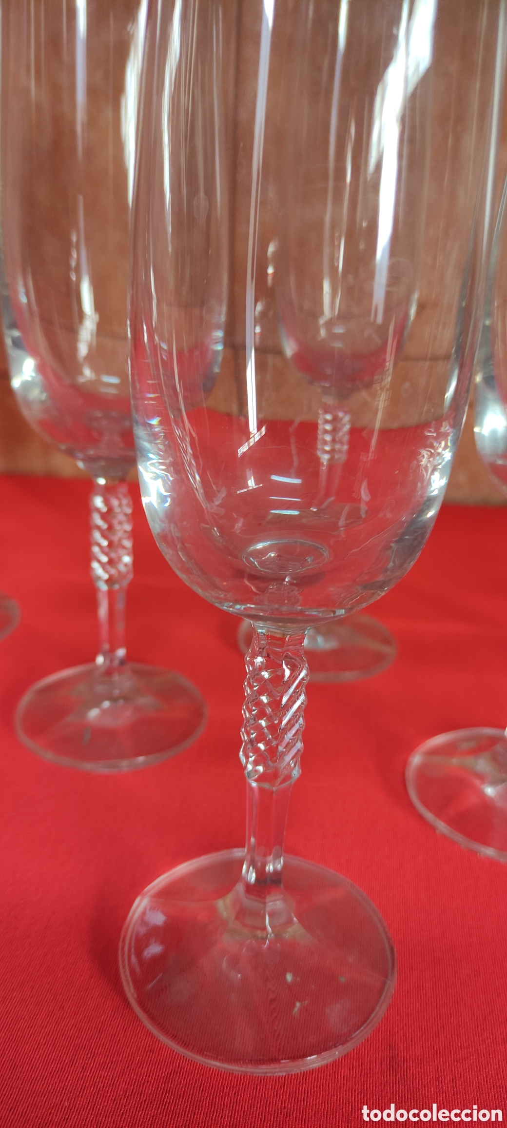 Antig&uuml;edades: JUEGO 6 COPAS CAVA - Foto 2
