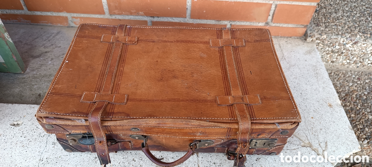maleta de carton piedra vintage - Compra venta en todocoleccion