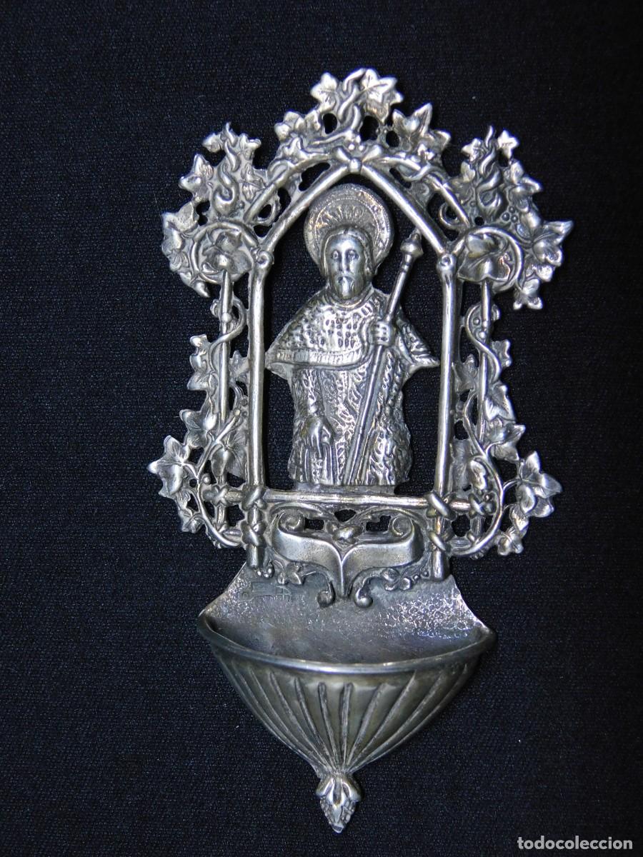 Antig&uuml;edades: BENDITERA DE PLATA - Foto 1