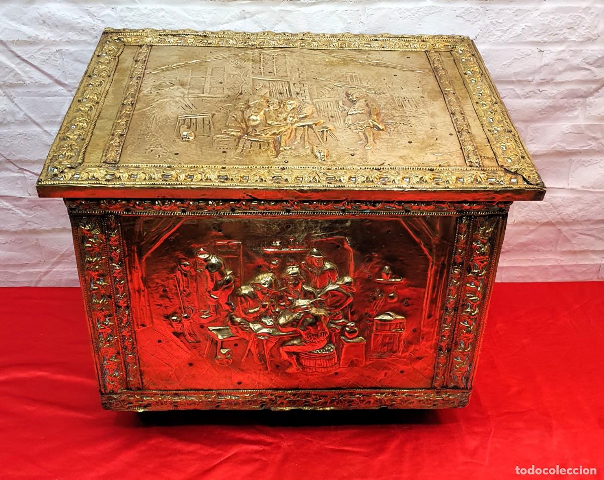 Antig&uuml;edades: Cofre/ carbonera, Holanda, finales del S. XIX - Foto 3