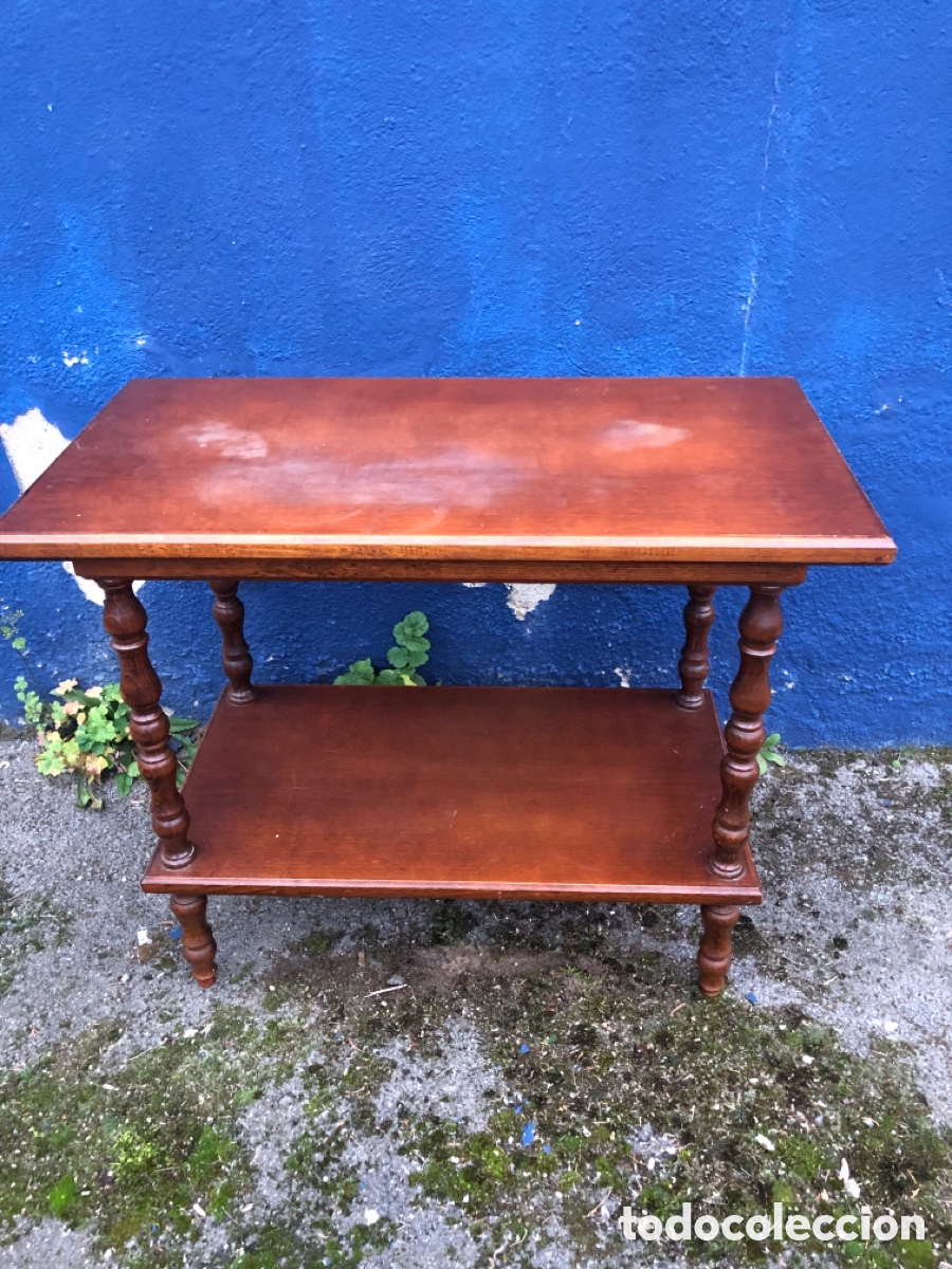 Antig&uuml;edades: ANTIGUA MESA AUXILIAR - Foto 2