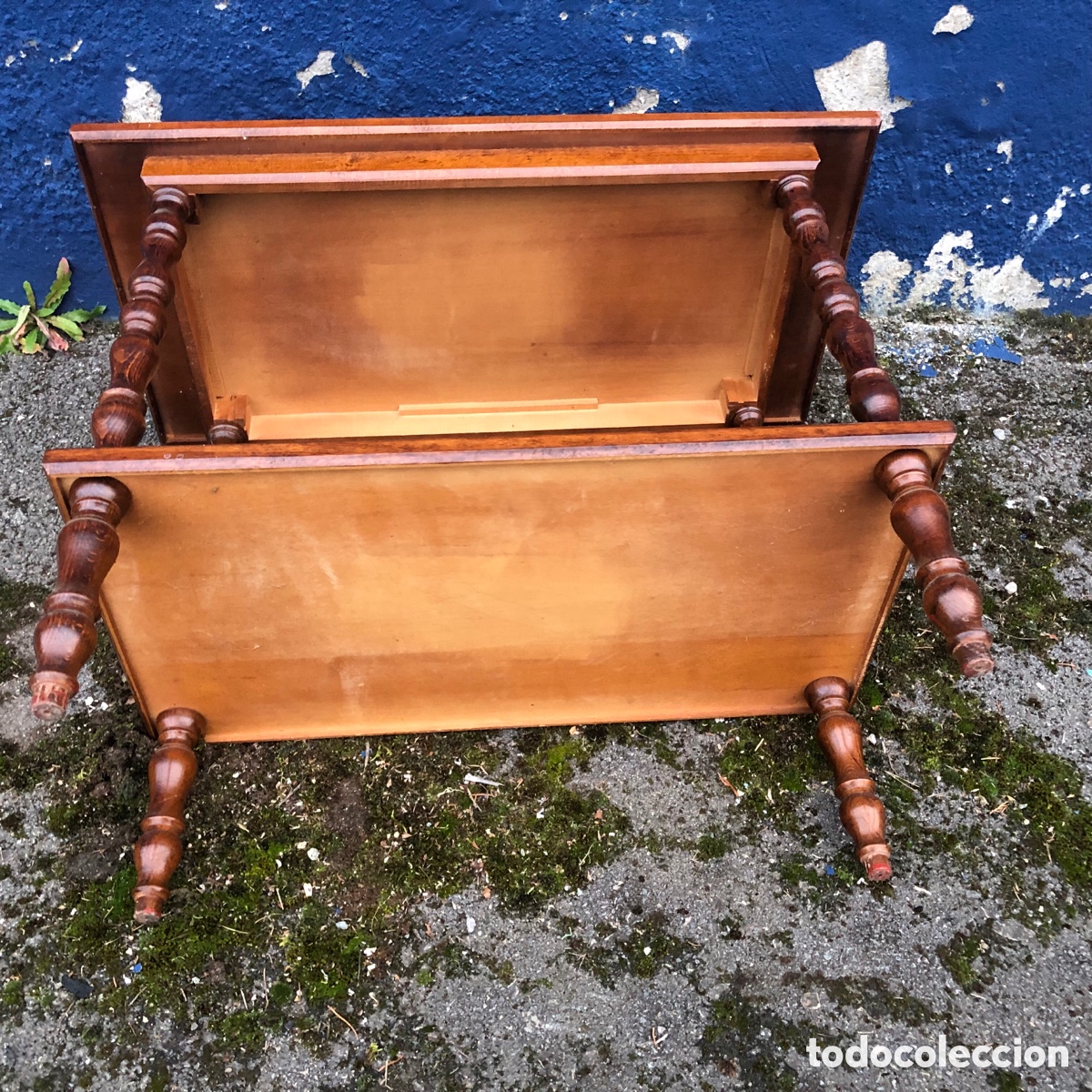 Antig&uuml;edades: ANTIGUA MESA AUXILIAR - Foto 5