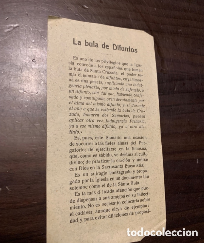 Antig&uuml;edades: Documentos Religi&oacute;n religiosos Bulas / oraciones - Foto 7