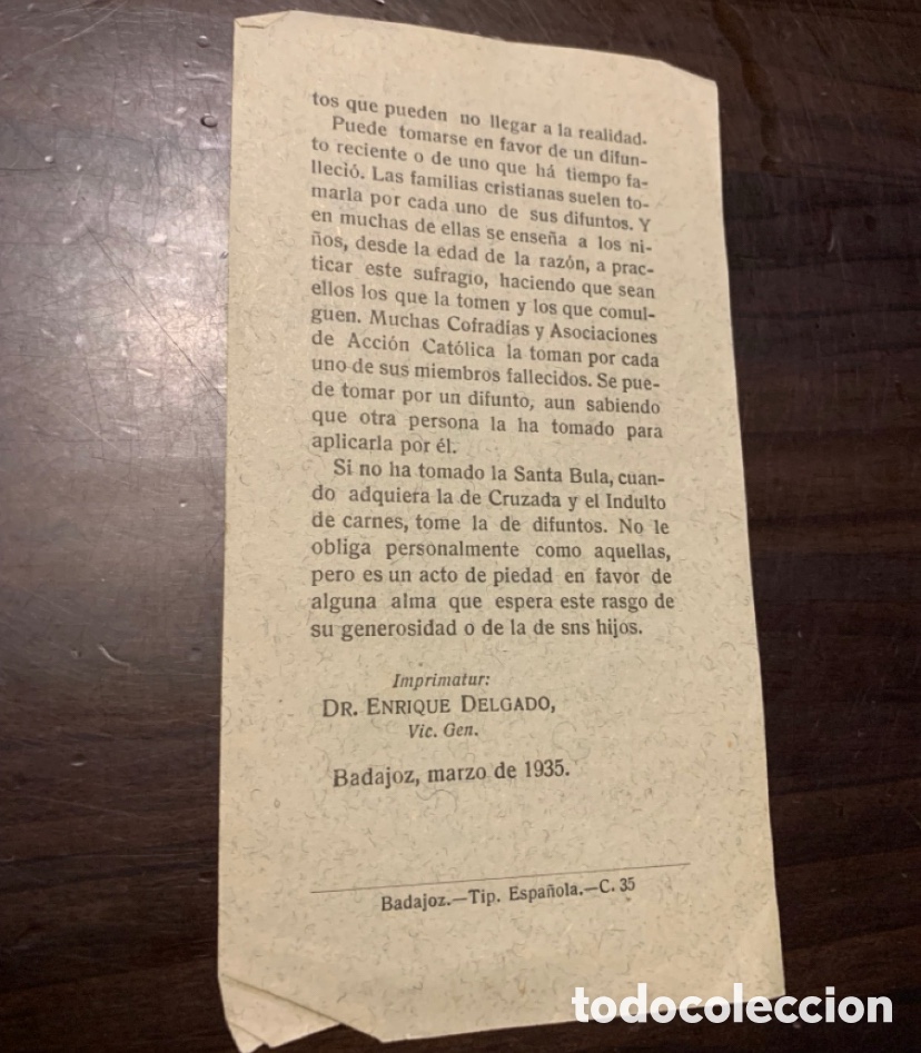 Antig&uuml;edades: Documentos Religi&oacute;n religiosos Bulas / oraciones - Foto 5