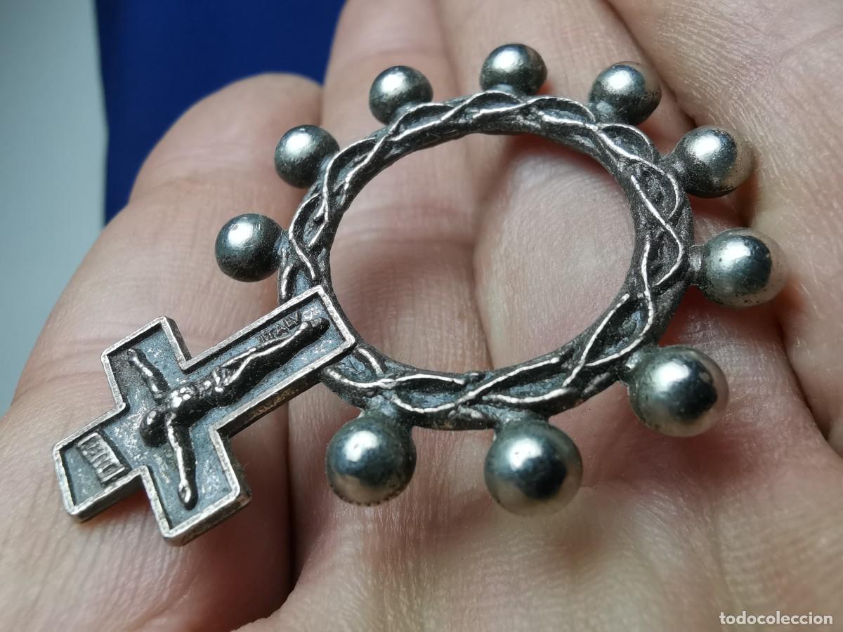 Antig&uuml;edades: ROSARIO DE DEDO-PLATA DE LEY 925 - Foto 5