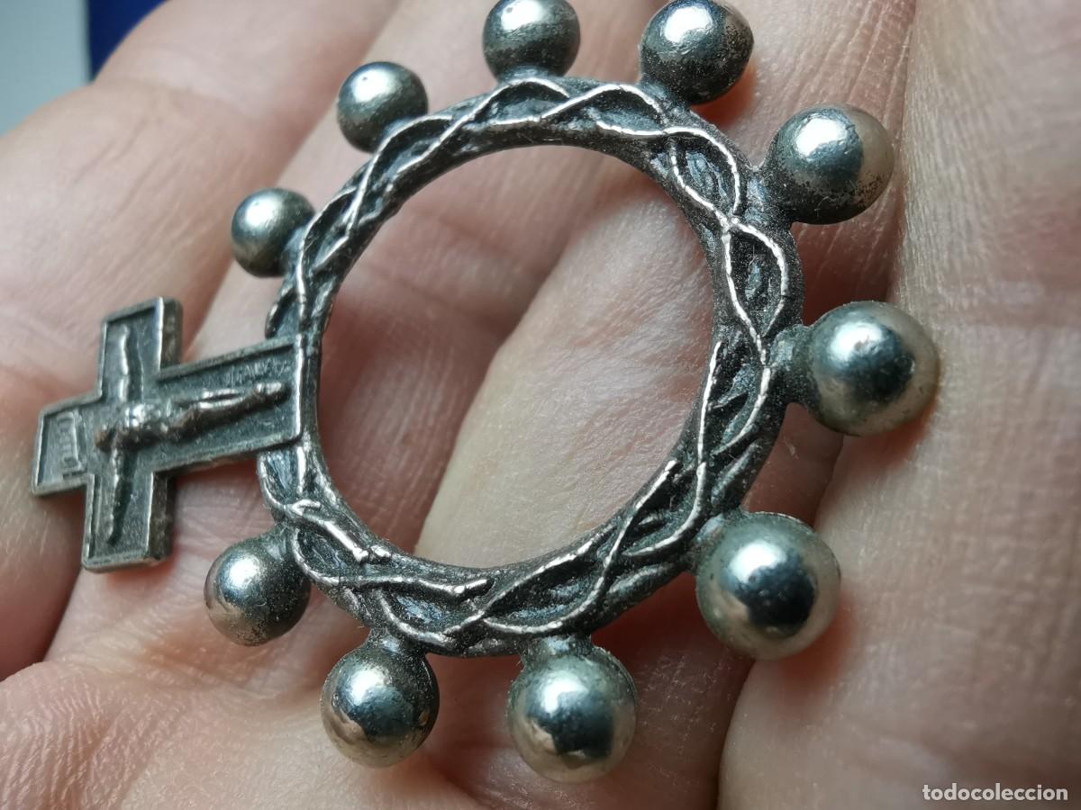 Antig&uuml;edades: ROSARIO DE DEDO-PLATA DE LEY 925 - Foto 7