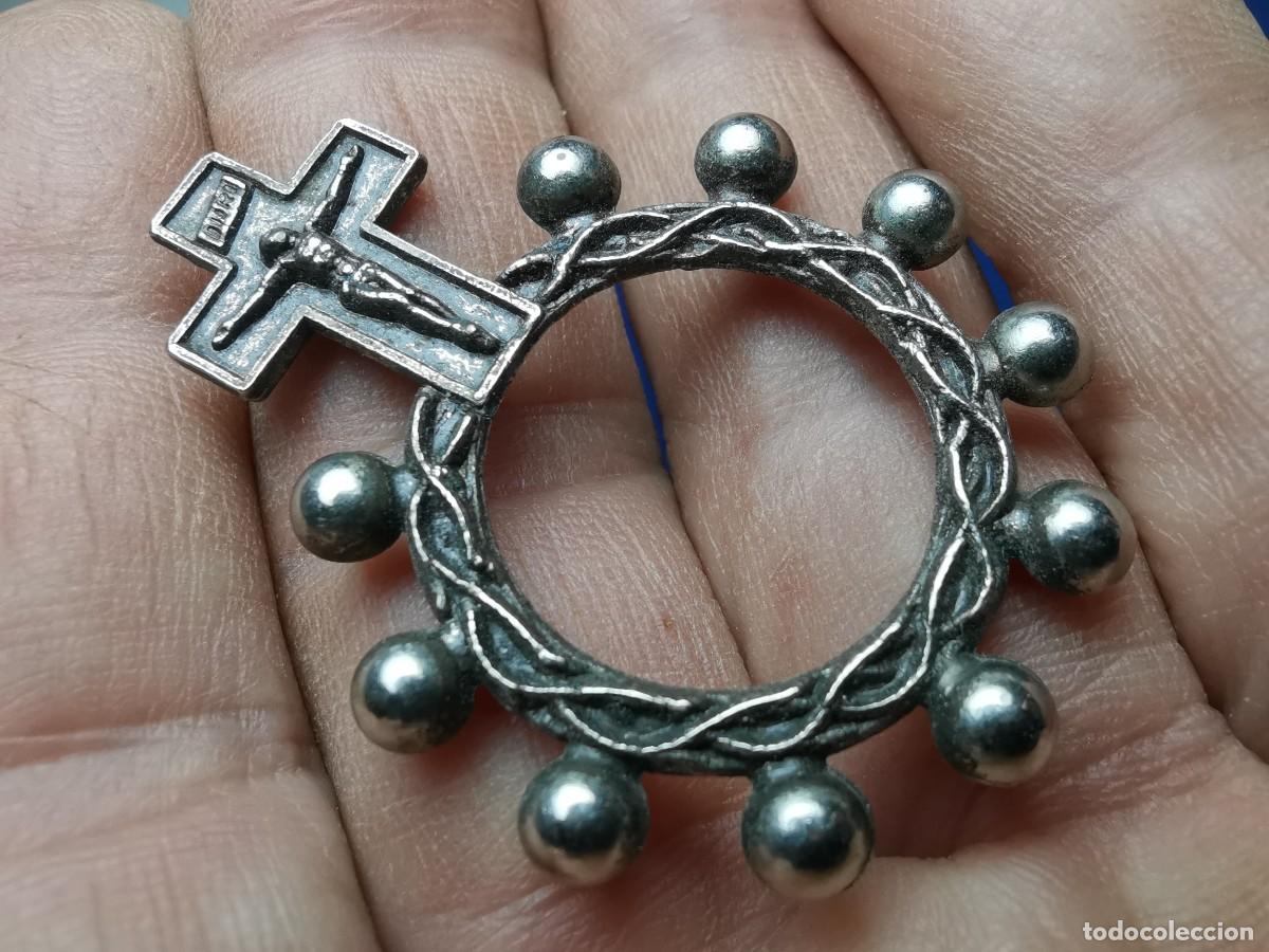 Antig&uuml;edades: ROSARIO DE DEDO-PLATA DE LEY 925 - Foto 9