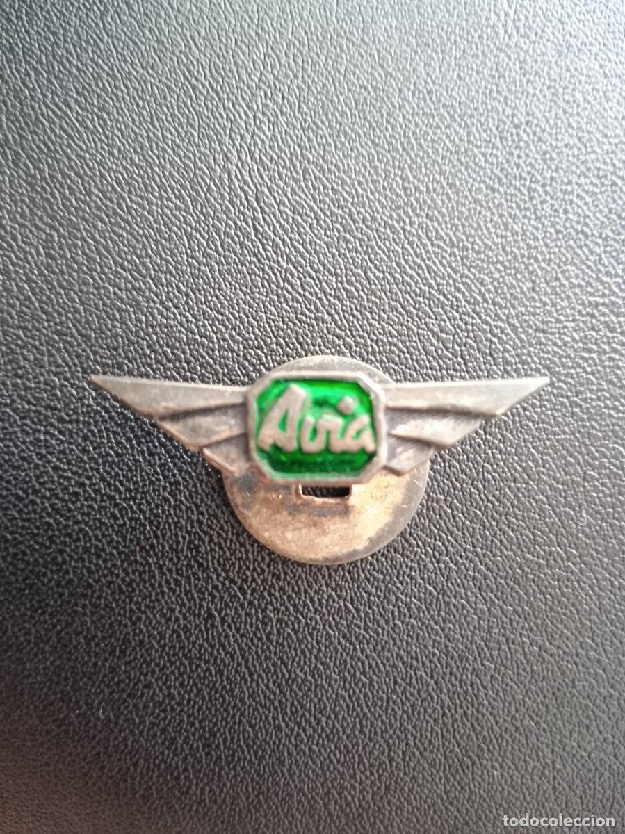 Antiguo Pin Av&iacute;a logo verde.