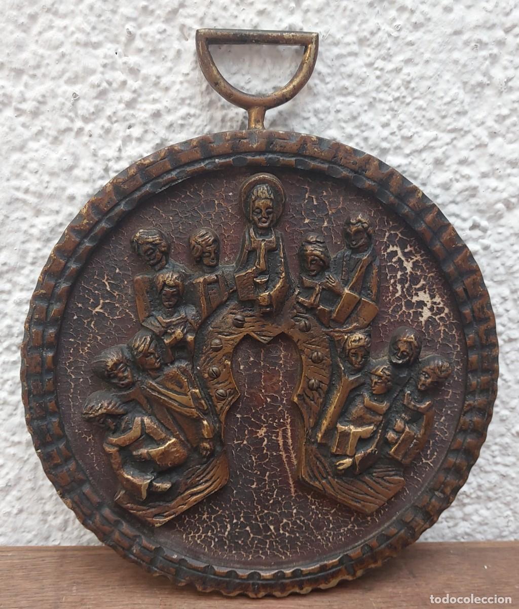 Antig&uuml;edades: SANTA CENA EN BRONCE VINTAGE - Foto 2