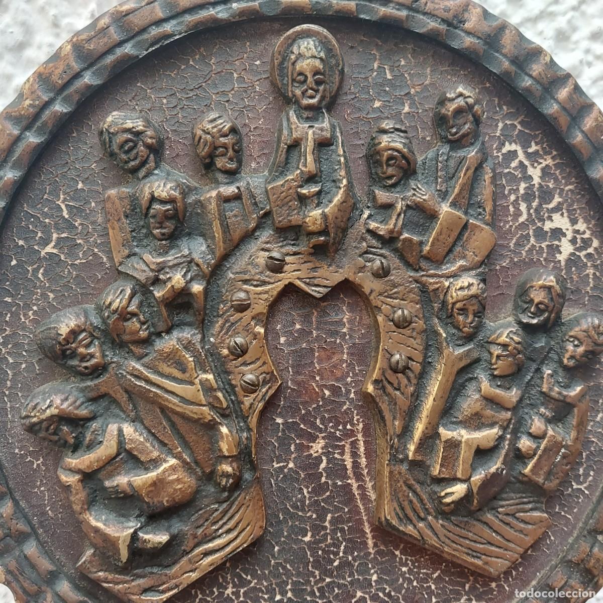 Antig&uuml;edades: SANTA CENA EN BRONCE VINTAGE - Foto 4