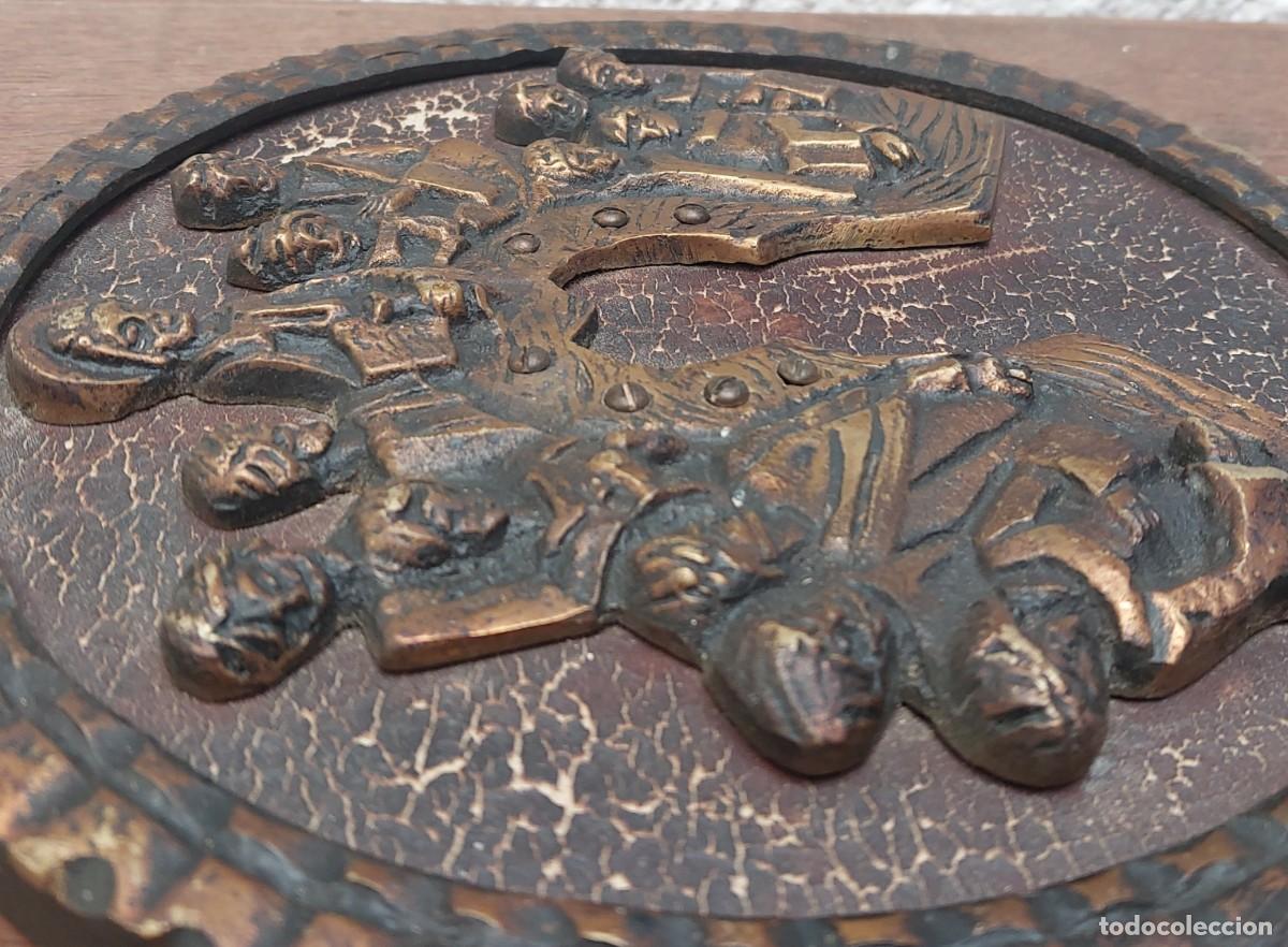 Antig&uuml;edades: SANTA CENA EN BRONCE VINTAGE - Foto 6