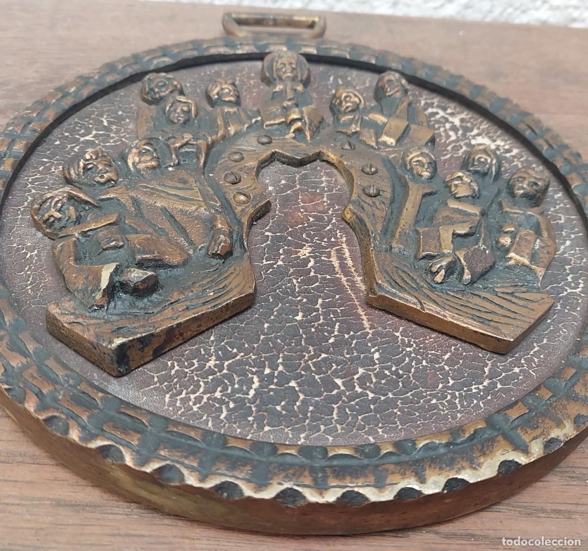 Antig&uuml;edades: SANTA CENA EN BRONCE VINTAGE - Foto 7